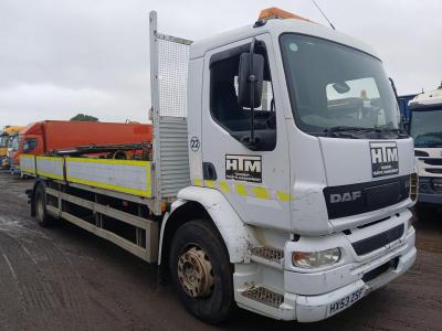 DAF LF.55 DROPSIDE FLATBED TRUCK